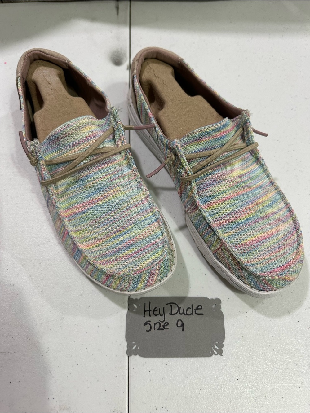 Hey Dude Women’s Wendy Multicolor Pastel Slip-On Loafers